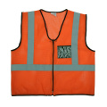 Chaleco de seguridad Hi-viz naranja chaleco reflectante